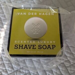 NIB Qty 2 Van Der Hagen Luxury Shave Soap